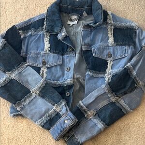 Ragged Blue Jean Jacket for Women